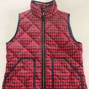 Jcrew Buffalo check vest